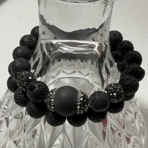 ‼️final must bundle ‼️Lava Stone Stretch Bracelet